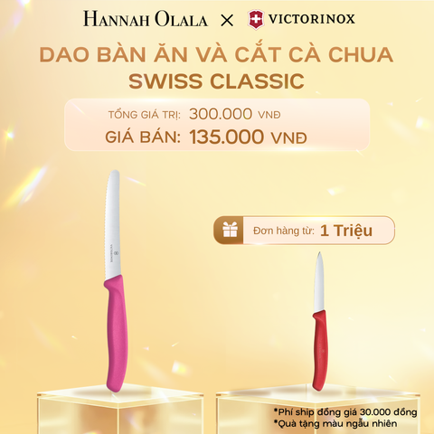  DEAL33: DAO BÀN ĂN VÀ CẮT CÀ CHUA SWISS CLASSIC 
