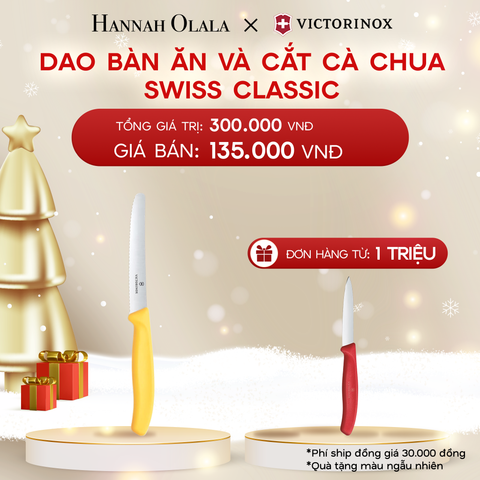 DEAL37: DAO BÀN ĂN VÀ CẮT CÀ CHUA SWISS CLASSIC 