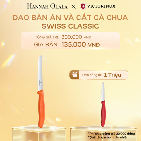  DEAL 37: DAO BÀN ĂN VÀ CẮT CÀ CHUA SWISS CLASSIC 