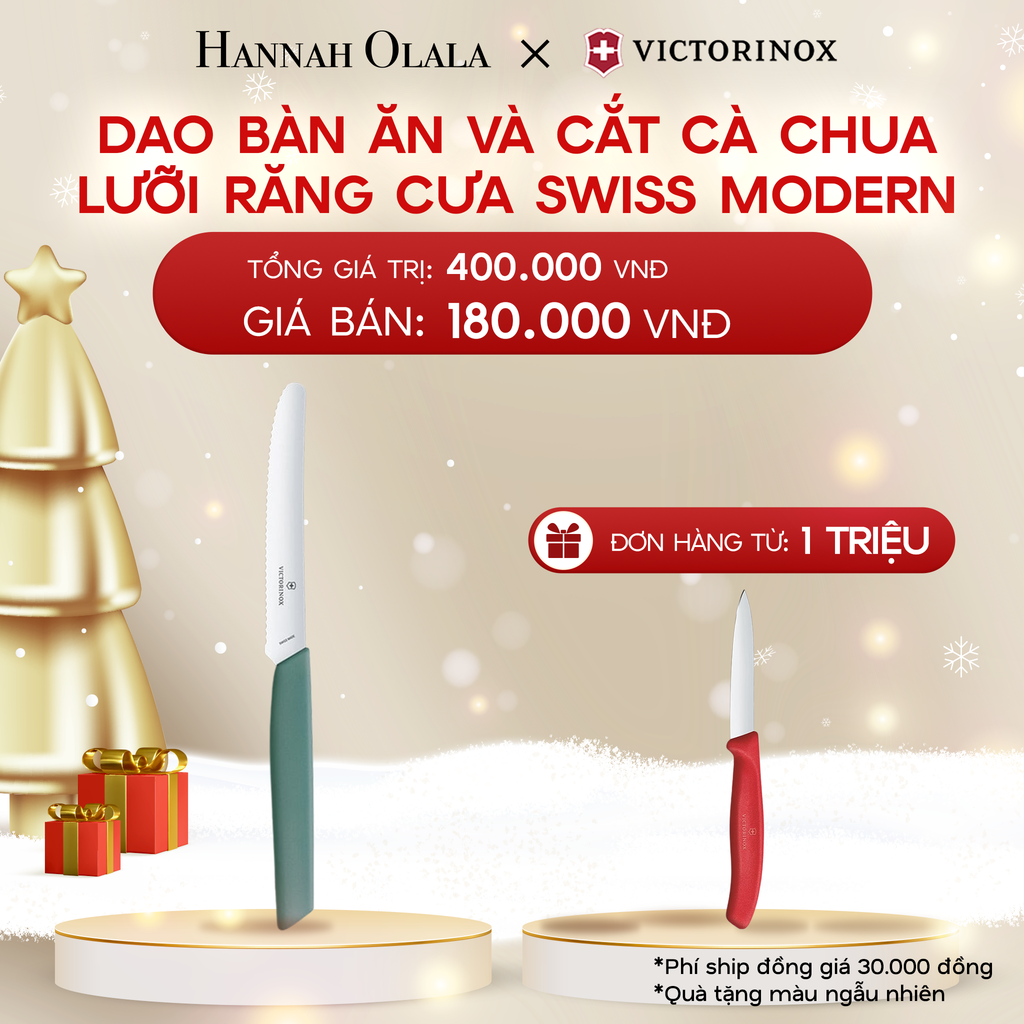  DEAL38: DAO BÀN ĂN VÀ CẮT CÀ CHUA LƯỠI RĂNG CƯA SWISS MODERN 