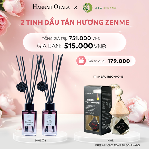  E582: DEAL 6: COMBO 2 TINH DẦU TÁN HƯƠNG ZENME 
