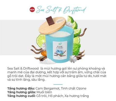  DEAL 9: MUA 2 NẾN LY MÀU ZENME CANDLE 370G GIÁ GIẢM CÒN 1.130.000Đ TẶNG 1 NẾN LY LỤC GIÁC SÁP ĐẬU NÀNH YANKEE CANDLE TRỊ GIÁ 449.000Đ
(CHỌN THÊM MÙI NOTE VÀO GHI CHÚ) 