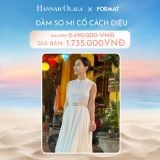  C993_DEAL 6: ĐẦM SƠ MI CỔ CÁCH ĐIỆU FORMAT 