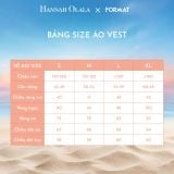  C975_DEAL 10: ÁO VEST CỔ HAI VE LIỀN 