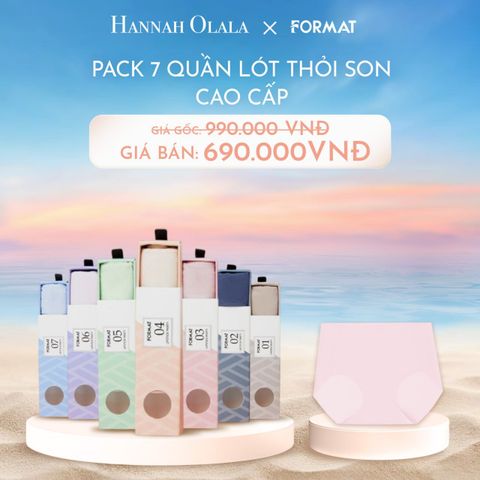  C973_DEAL 1: PACK 7 QUẦN LÓT THỎI SON SIÊU MÁT MỊN FORMAT 