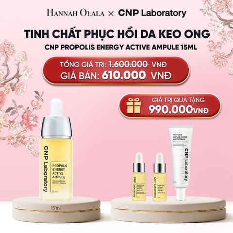  TINH CHẤT PHỤC HỒI DA KEO ONG CNP PROPOLIS ENERGY ACTIVE AMPULE 15ML 