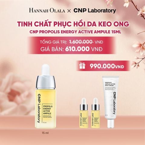  TINH CHẤT PHỤC HỒI DA KEO ONG CNP PROPOLIS ENERGY ACTIVE AMPULE 15ML - A420 