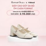  E149_DEAL 10: GIÀY CAO GÓT DA BÒ ÊM CHÂN CÓ QUAI ĐEO 