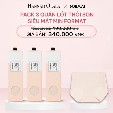  E169_DEAL 2: PACK 3 QUẦN LÓT THỎI SON SIÊU MÁT MỊN FORMAT 