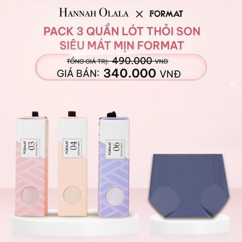  E169_DEAL 2: PACK 3 QUẦN LÓT THỎI SON SIÊU MÁT MỊN FORMAT 