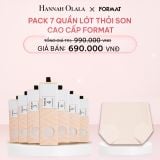  E147_DEAL 1: PACK 7 QUẦN LÓT THỎI SON SIÊU MÁT MỊN FORMAT 