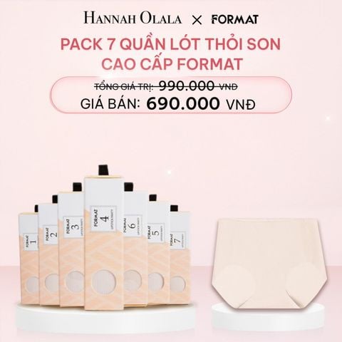  E147_DEAL 1: PACK 7 QUẦN LÓT THỎI SON SIÊU MÁT MỊN FORMAT 