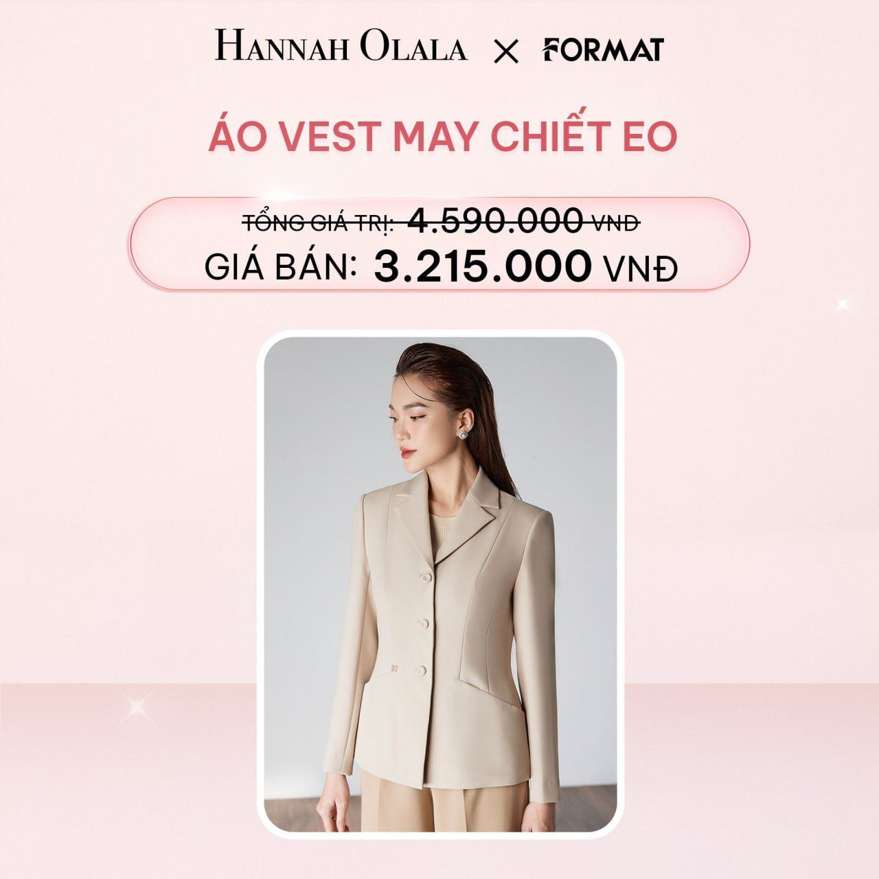  E206_DEAL 9: ÁO VEST MAY CHIẾT EO 