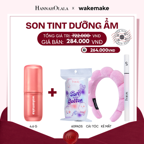  SON TINT WAKEMAKE WATER BLURRING LAYER TINT DƯỠNG ẨM, BỀN MÀU LÂU TRÔI._M55 