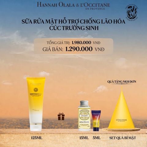  SỮA RỬA MẶT CÚC TRƯỜNG SINH L'OCCITANE 125ML 