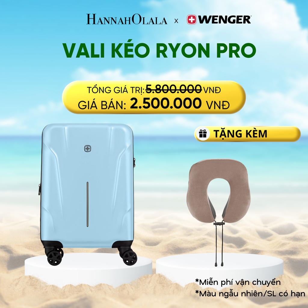  DEAL24: VALI KÉO RYON PRO *TẶNG KÈM GỐI CỔ WENGER 
