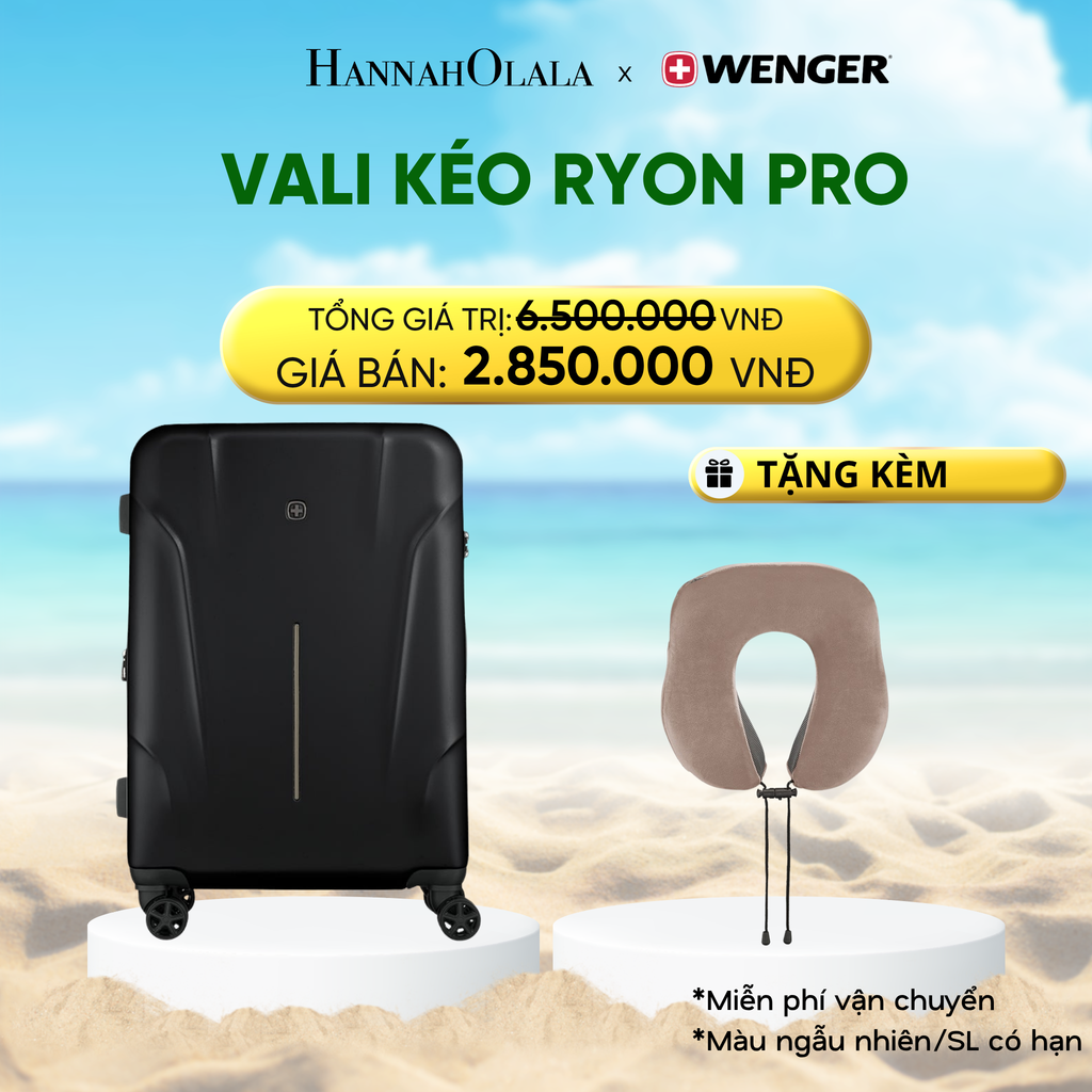  DEAL24: VALI KÉO RYON PRO *TẶNG KÈM GỐI CỔ WENGER 