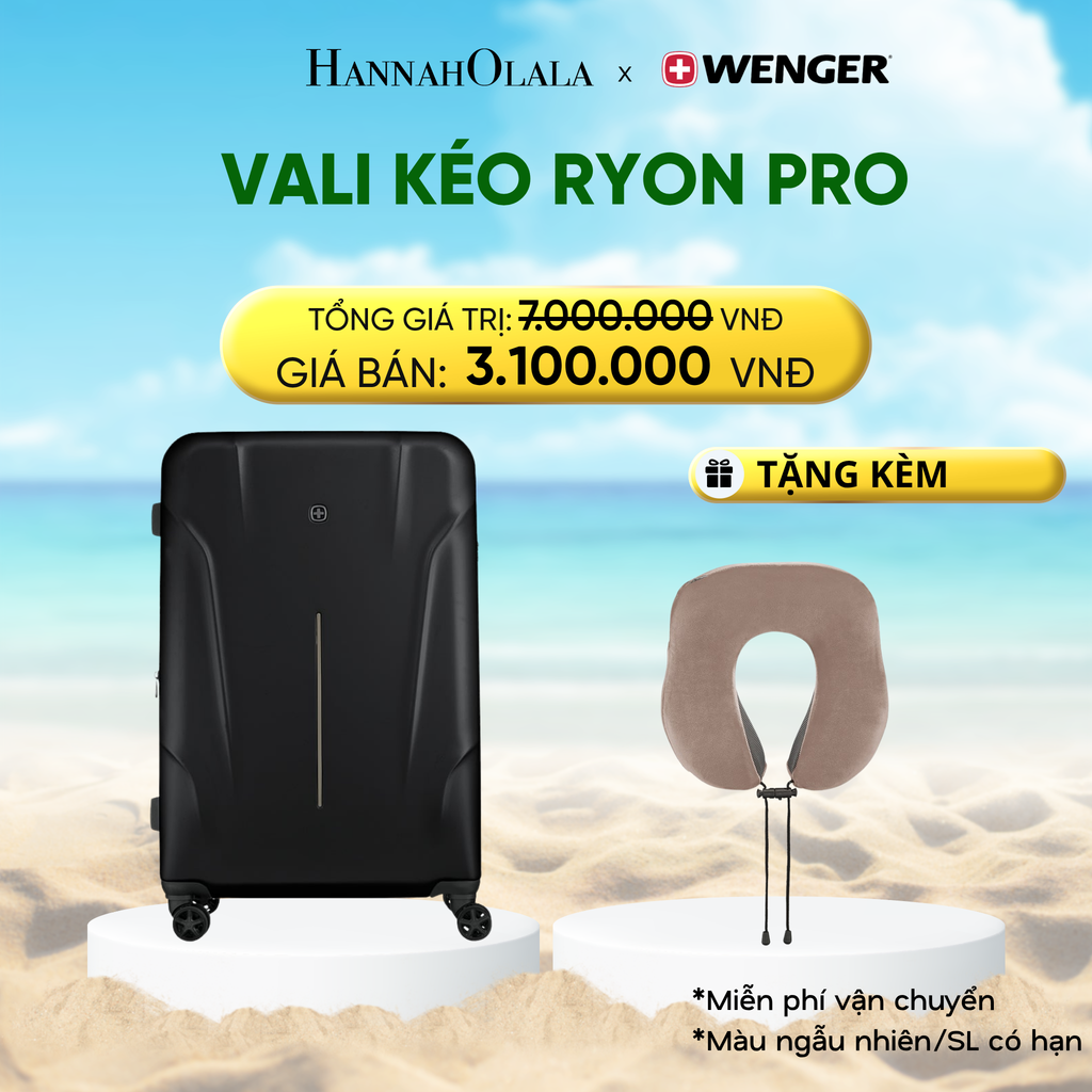  DEAL24: VALI KÉO RYON PRO *TẶNG KÈM GỐI CỔ WENGER 