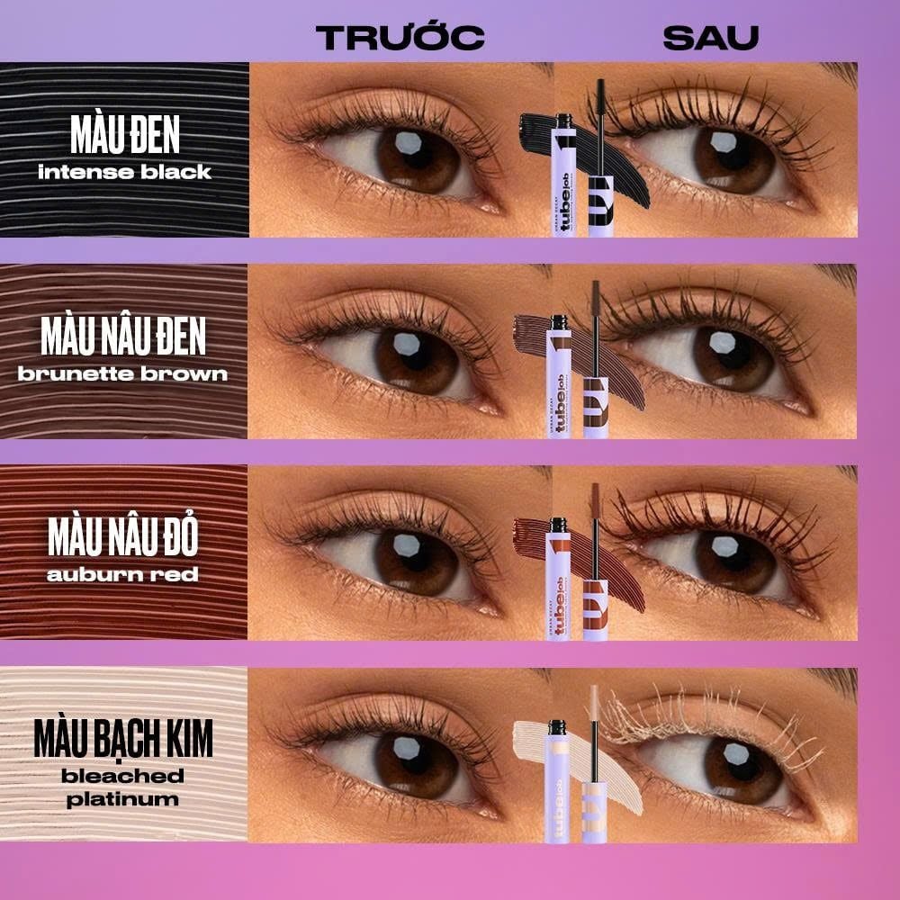  MASCARA URBAN DECAY CHUỐT MI SIÊU TƠI DÀI DẠNG ỐNG, KHÔNG SỤP, KHÔNG LEM, TẨY TRANG DỄ DÀNG - A213 