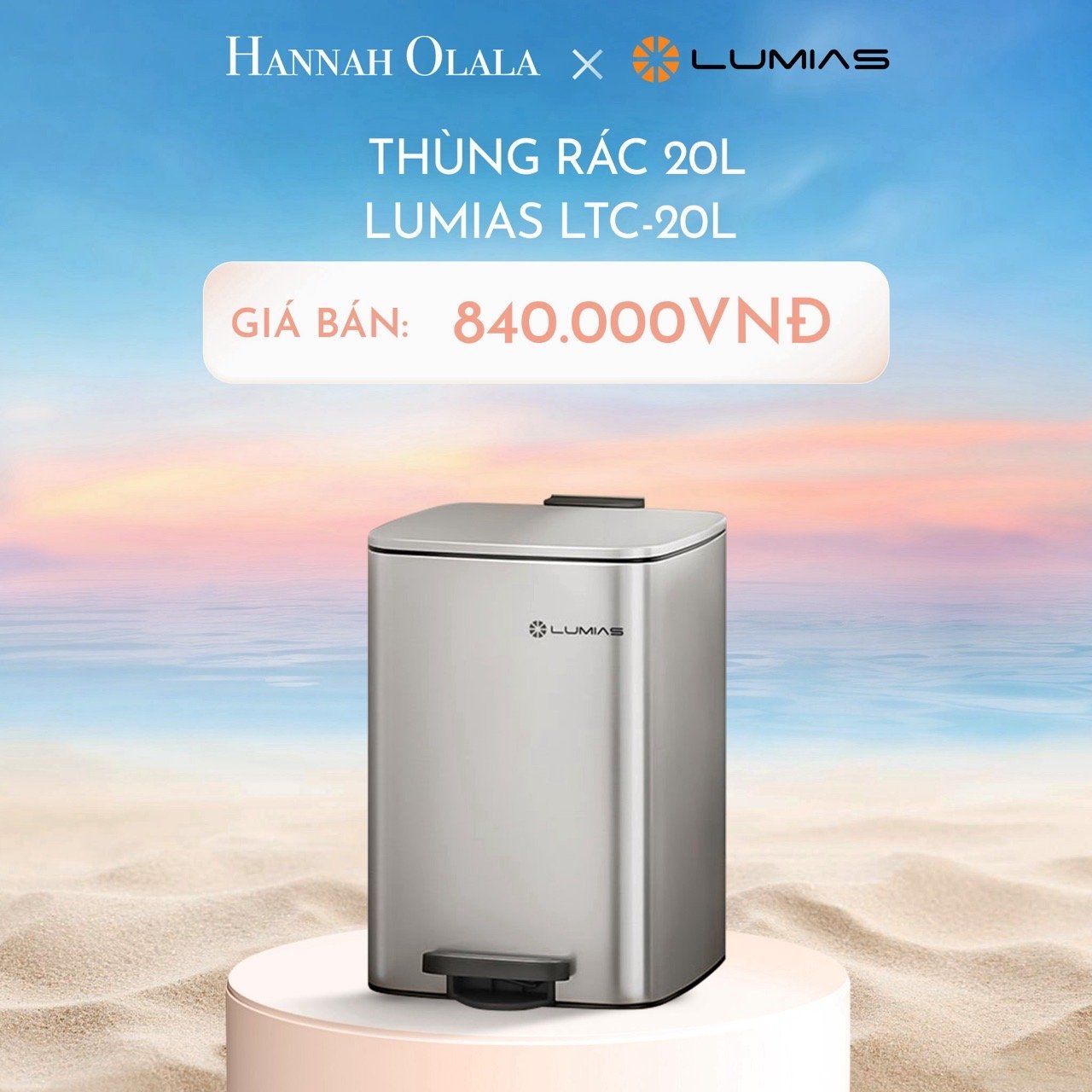  C601_DEAL 23: THÙNG RÁC 20L LUMIAS LTC-20L 