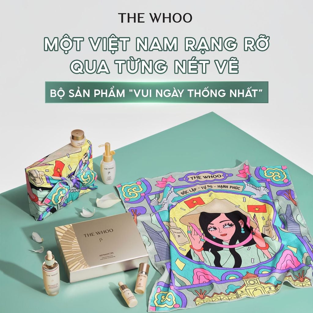  PHIÊN BẢN TẾT ĐỘC LẬP - BỘ TINH CHẤT TĂNG CƯỜNG NGỪA LÃO HÓA CHUYÊN SÂU THE WHOO BICHUP ULTIMATE RECOVERY NAD POWER AMPOULE 50ML SPECIAL SET 