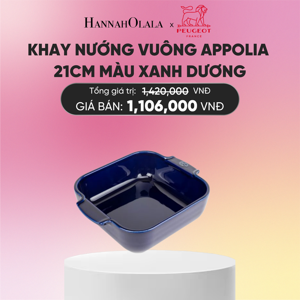  KHAY NƯỚNG VUÔNG APPOLIA 21CM 