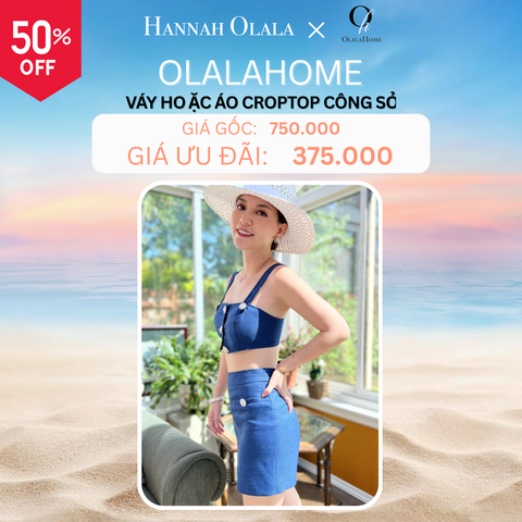  DEAL 13D: VÁY HOẶC ÁO CROPTOP CÔNG SỞ - MÀU XANH JEAN ĐẬM (JEAN) 