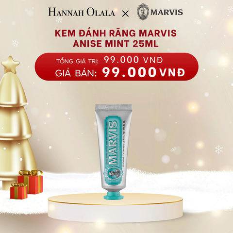 DEAL 1: [1 TUÝP] KEM ĐÁNH RĂNG MARVIS 25ML - SIZE DU LỊCH TIỆN LỢI 