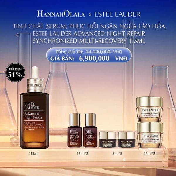  TINH CHẤT (SERUM) PHỤC HỒI NGĂN NGỪA LÃO HÓA ESTEE LAUDER ADVANCED NIGHT REPAIR SYNCHRONIZED MULTI-RECOVERY 115ML - DEAL 1 - E6 