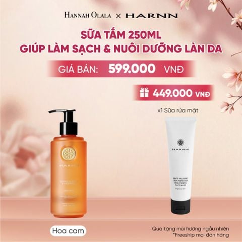  SỮA TẮM HARNN 250ML GIÚP LÀM SẠCH VÀ NUÔI DƯỠNG LÀN DA - A1400 
