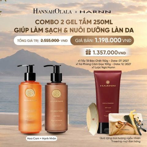  COMBO 2 GEL TẮM 250ML GIÚP LÀM SẠCH & NUÔI DƯỠNG LÀN DA 