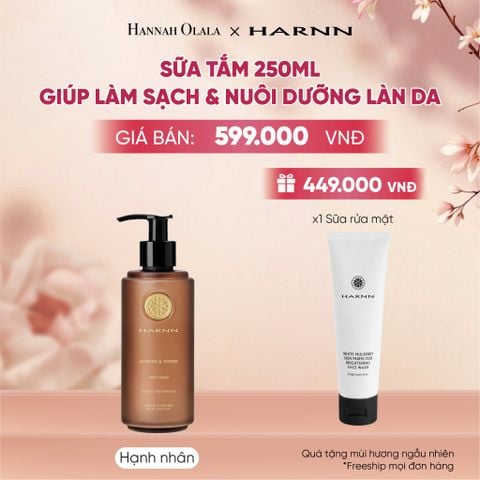  SỮA TẮM HARNN 250ML GIÚP LÀM SẠCH VÀ NUÔI DƯỠNG LÀN DA - A1400 