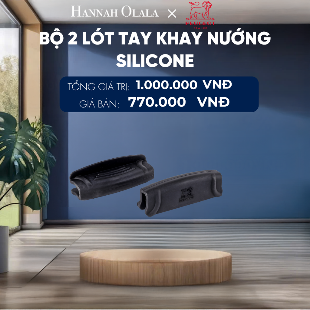  BỘ 2 LÓT TAY KHAY NƯỚNG SILICONE 
