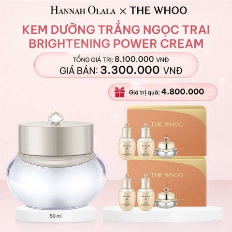  E246_DEAL 6: KEM DƯỠNG TRẮNG NGỌC TRAI THE WHOO BRIGHTENING POWER CREAM 50ML 