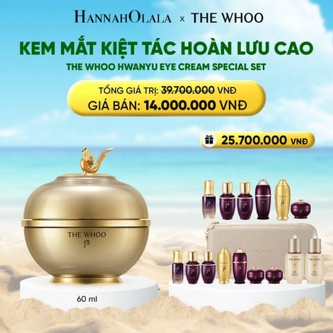  A162_DEAL 6: BỘ KEM MẮT KIỆT TÁC HOÀN LƯU CAO THE WHOO HWANYU IMPERIAL YOUTH CONTOUR EYE CREAM SPECIAL SET 
