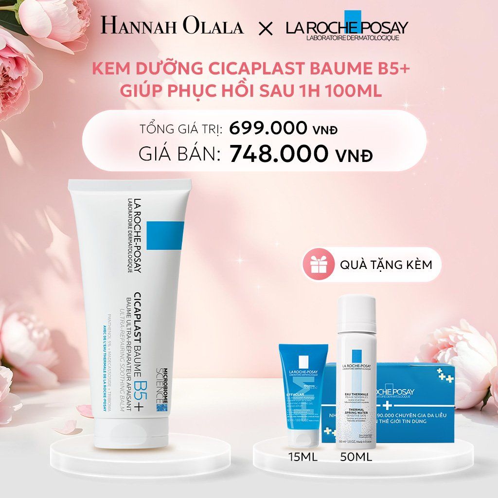 E126: DEAL 6 KEM DƯỠNG CICAPLAST BAUME B5+ GIÚP PHỤC HỒI SAU 1H 100ML 