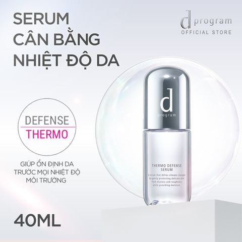 A32_DEAL 14: COMBO KEM DƯỠNG ẨM VÀ PHỤC HỒI DA & SERUM CÂN BẰNG NHIỆT ĐỘ DA D PROGRAM SKIN REPAIR CREAM 45G + THERMO SERUM 40ML 