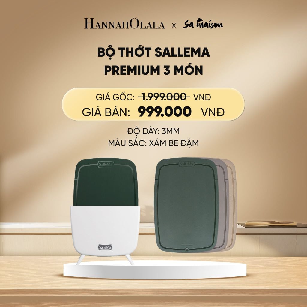  DEAL 18: BỘ THỚT SALLEMA PREMIUM 3 MÓN 