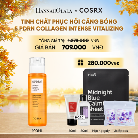  COSRX TINH CHẤT 5 PDRN COLLAGEN INTENSE VITALIZING SERUM 100ML - E680 