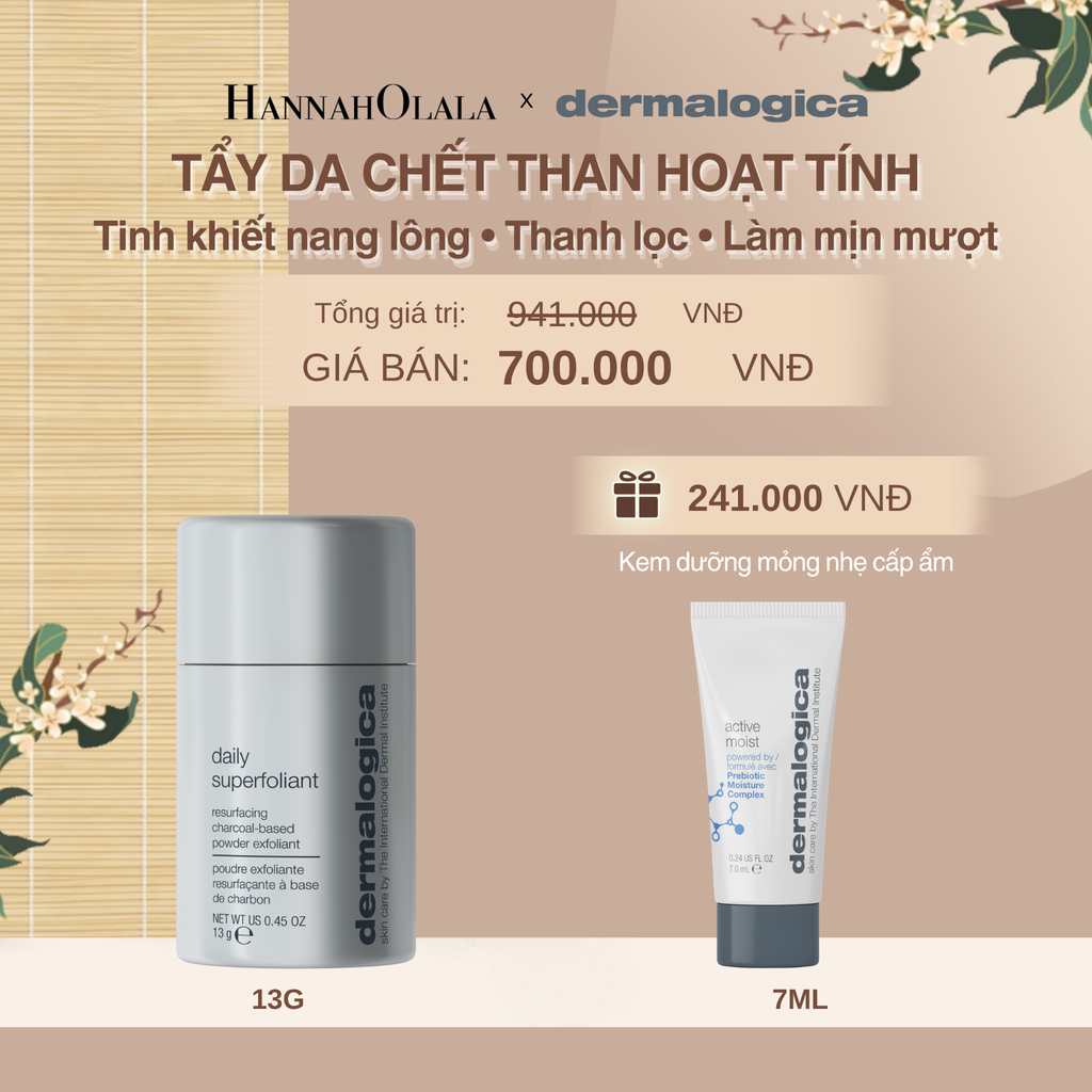  TẨY DA CHẾT THAN HOẠT TÍNH LÀM TINH MỊN & THANH LỌC DA DAILY SUPERFOLIANT 13G (TRAVEL SIZE) - DEAL 6 - A1518 