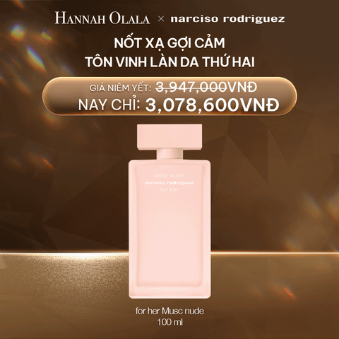  DEAL 32:  NƯỚC HOA NỮ NARCISO RODRIGUEZ MUSC NUDE EDP 100ML 