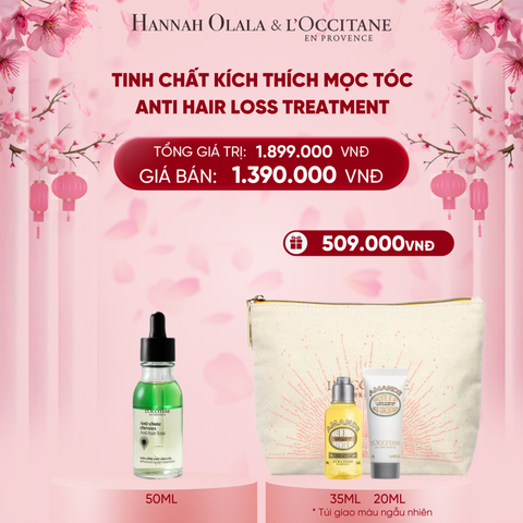  DEAL 6: TINH CHẤT KÍCH THÍCH MỌC TÓC LOCCITANE 50ML 