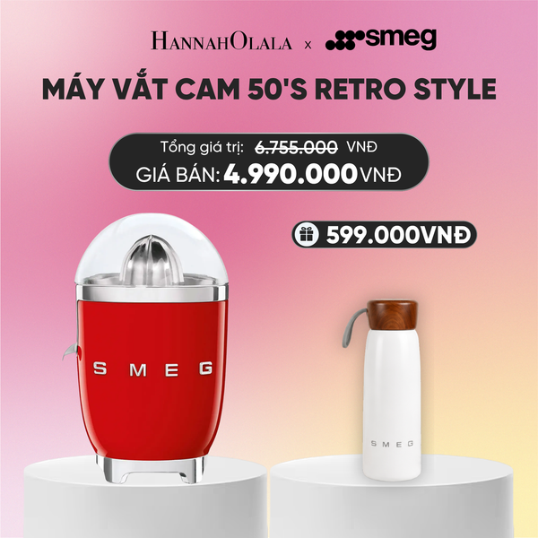  MÁY VẮT CAM SMEG 50'S RETRO STYLE 