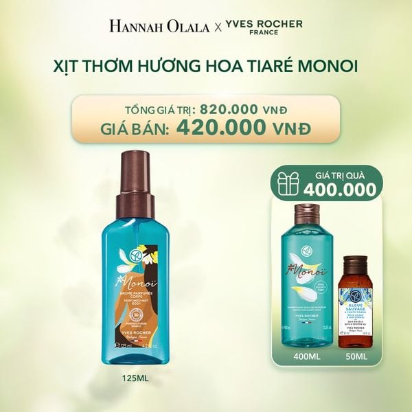  DEAL 10: XỊT THƠM HƯƠNG HOA TIARÉ MONOI 