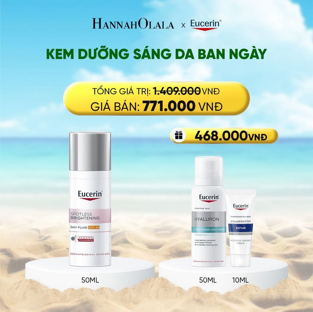  A1216_DEAL 6: KEM DƯỠNG NGÀY GIẢM THÂM NÁM & SÁNG DA EUCERIN SPOTLESS BRIGHTENING SPF30 50ML 