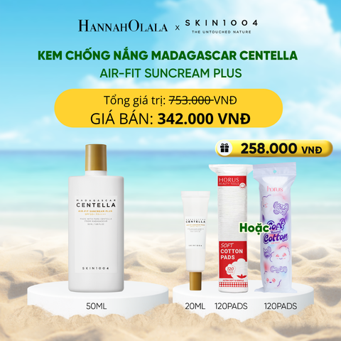  SKIN1004 KEM CHỐNG NẮNG MADAGASCAR CENTELLA AIR-FIT SUNCREAM PLUS 50ML 