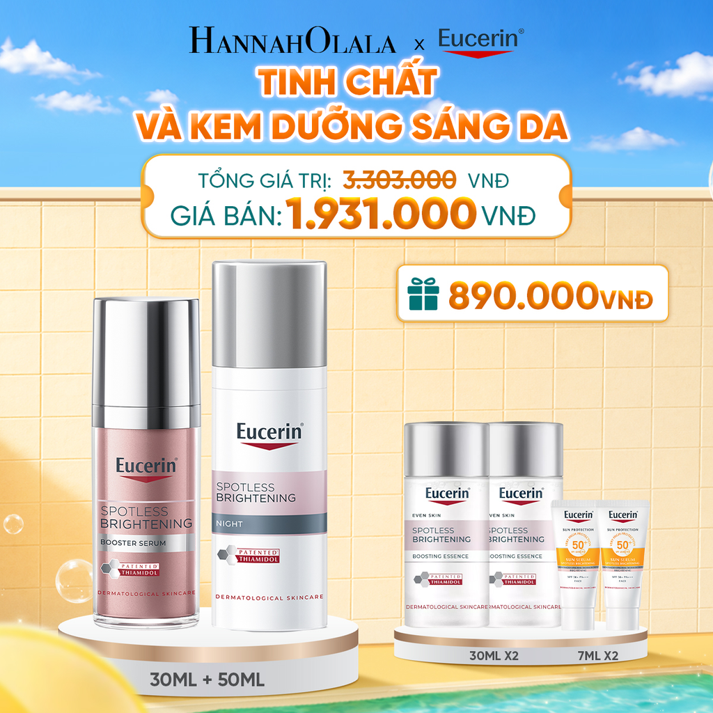  BỘ TINH CHẤT GIẢM THÂM NÁM & DƯỠNG SÁNG BOOSTER SERUM 30ML + KEM ĐÊM GIẢM THÂM NÁM & SÁNG DA SPOTLESS BRIGHTENING 50ML 