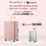  E22_DEAL 2: VALI BAMOZO KHUNG NHÔM 9066 BẢN THƯỜNG (TẶNG BỌC VALI TRONG SUỐT) 
