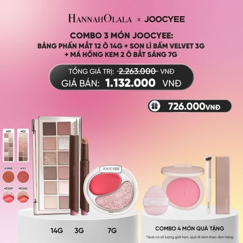  BẢNG MẮT 12 Ô + MÁ KEM 2 Ô BẮT SÁNG + SON LÌ BẤM_A1390 