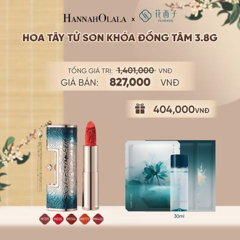  HOA TÂY TỬ SON KHÓA ĐỒNG TÂM 3.8G - A159 